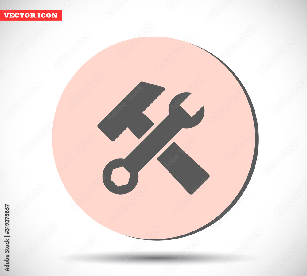 Tool vector icon , lorem ipsum Flat design Tool vector icon , lorem ipsum Flat design