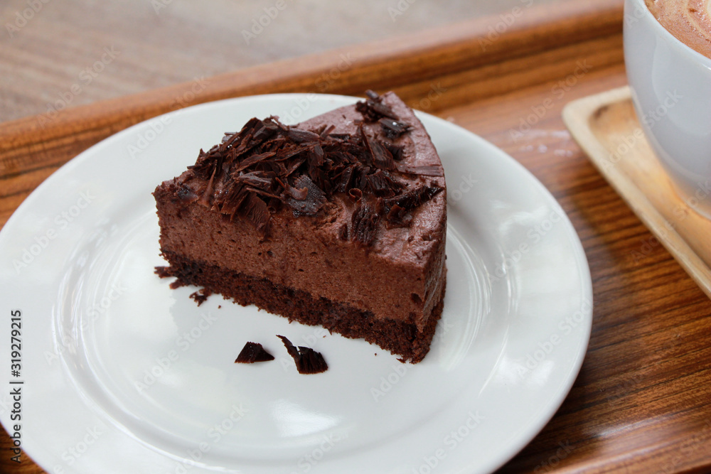 piece of chocolate cake piece of chocolate cake