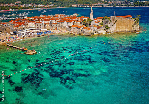 Aerial view on the old town...