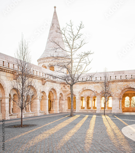 Fisherman's Bastion in the morning.