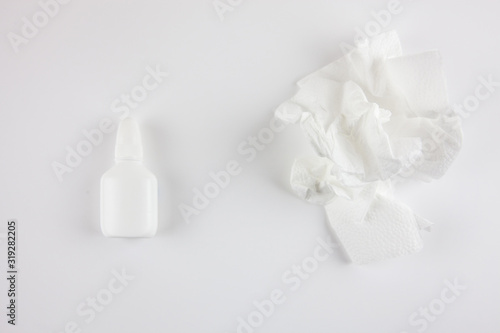Korona virus protect with napkin and spray