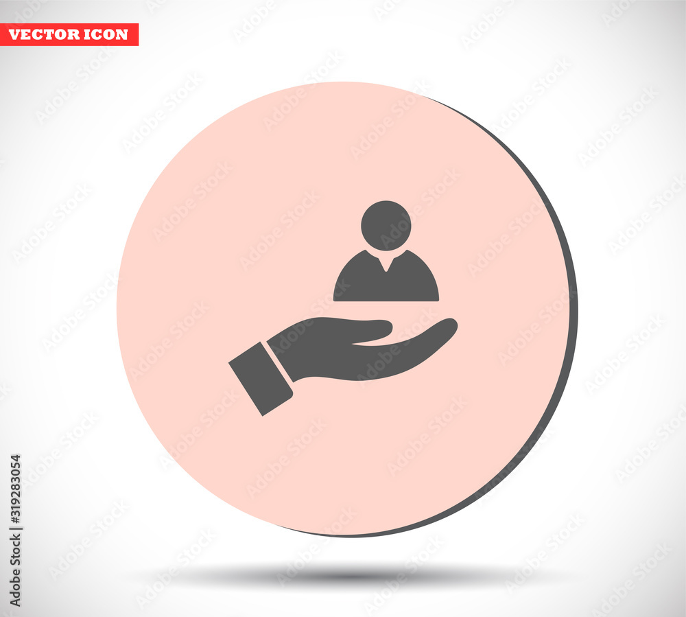 Human vector icon , lorem ipsum Flat design Human vector icon , lorem ipsum Flat design