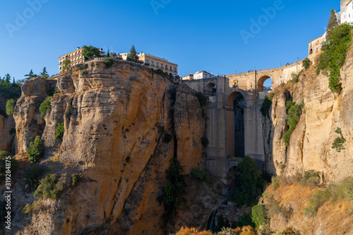 Ronda, Spain, typical and spectacular image of this great town. © Cabrera