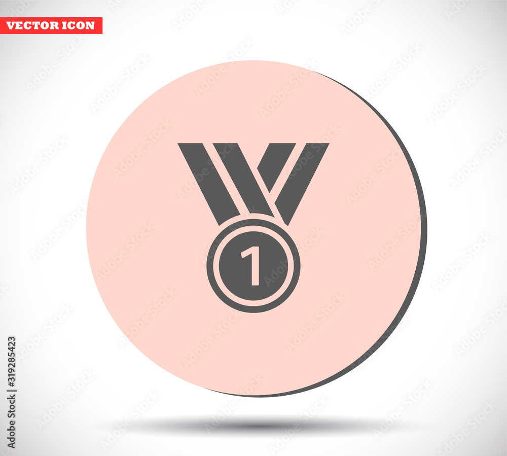 Medal vector icon , lorem ipsum Flat design Medal vector icon , lorem ipsum Flat design