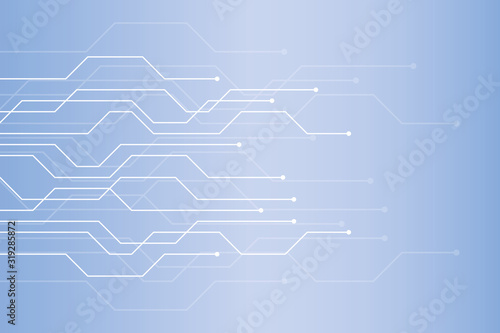digital technology electronics circuit board elements vector illustration EPS10