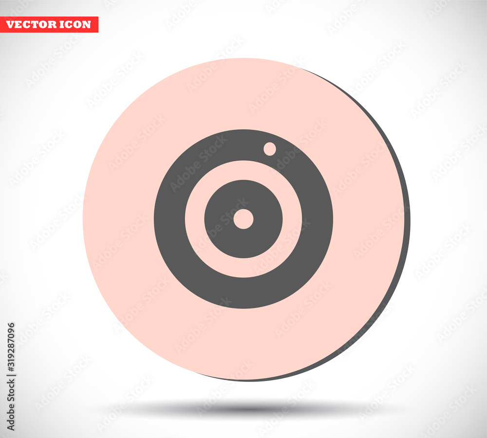 Webcam vector icon , lorem ipsum Flat design Webcam vector icon , lorem ipsum Flat design