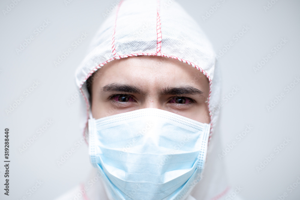 Coronavirus.A young student working in medicine. Coronavirus.A young student working in medicine.