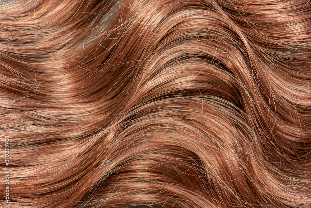 Beautiful wavy hair texture, brown hair Beautiful wavy hair texture, brown hair
