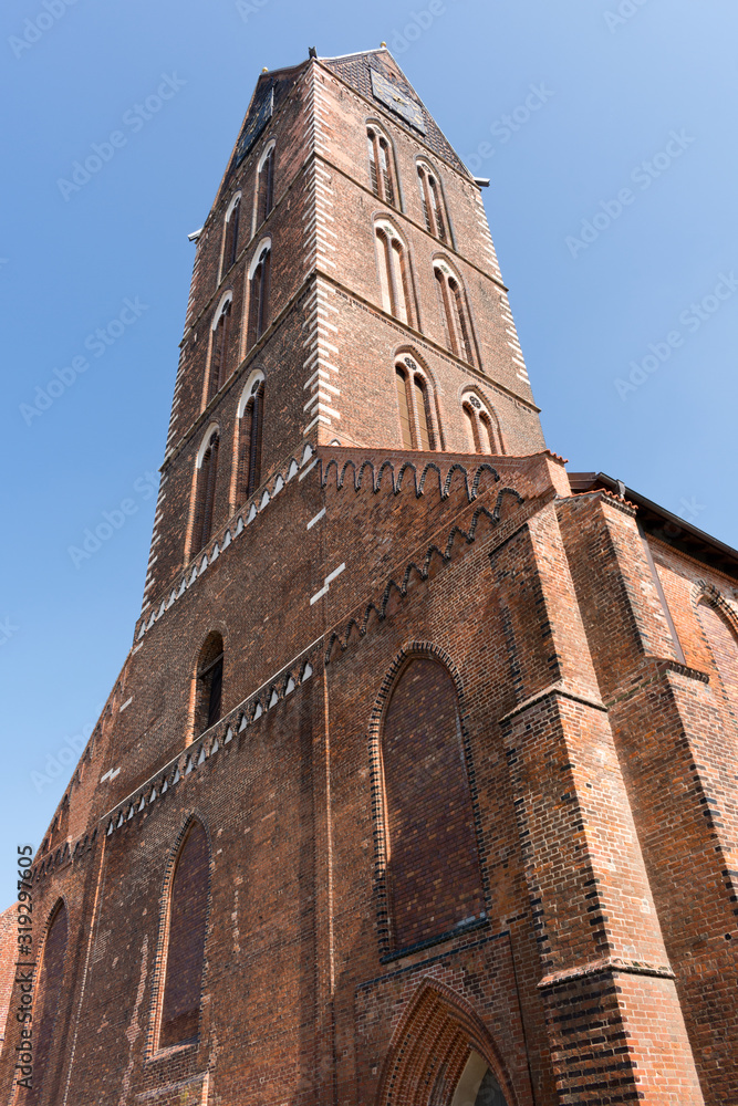 St. Mary's Church (Marienkirche), Wismar, Mecklenburg Western Pomerania, Germany, Europe