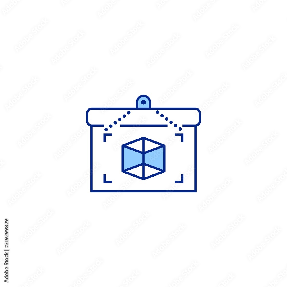 Real time creative icon. From Augmented Reality icons collection. Isolated Real time sign on white background Real time creative icon. From Augmented Reality icons collection. Isolated Real time sign on white background