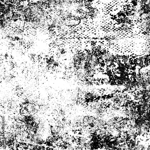 Wallpaper Mural Grunge background black and white urban. Old dirty surface template Torontodigital.ca