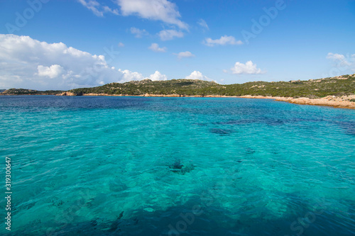 Fototapeta Naklejka Na Ścianę i Meble -  View of the Maddalena Archipelago in Sardinia