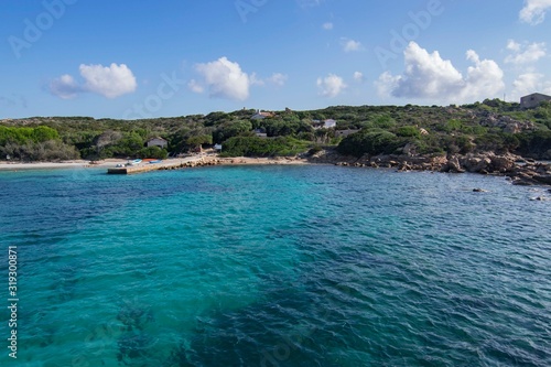 View of the Maddalena Archipelago in Sardinia