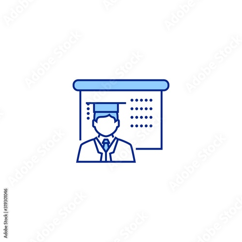 coworker creative icon. From Business People icons collection. Isolated coworker sign on white background