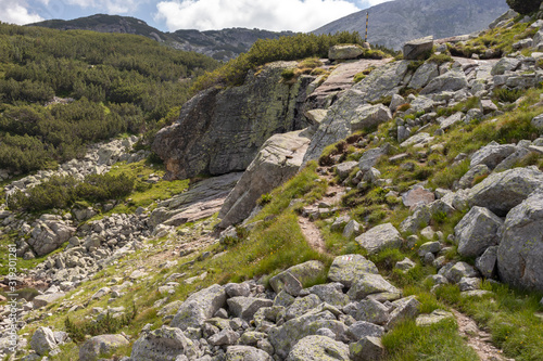 Landscape of Prekorech circus, Rila Mountain, Bulgaria