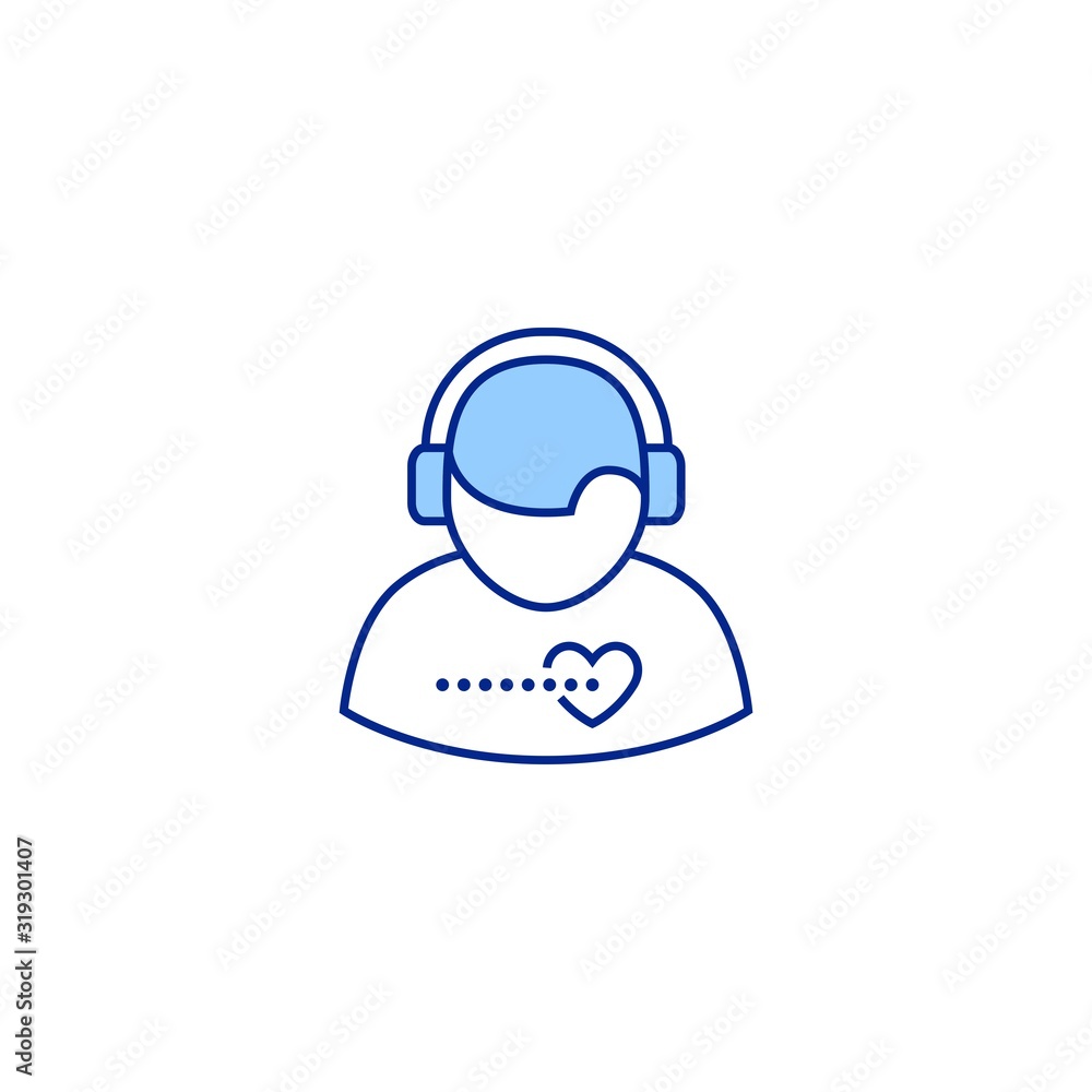 earphones creative icon. From Music icons collection. Isolated earphones sign on white background earphones creative icon. From Music icons collection. Isolated earphones sign on white background