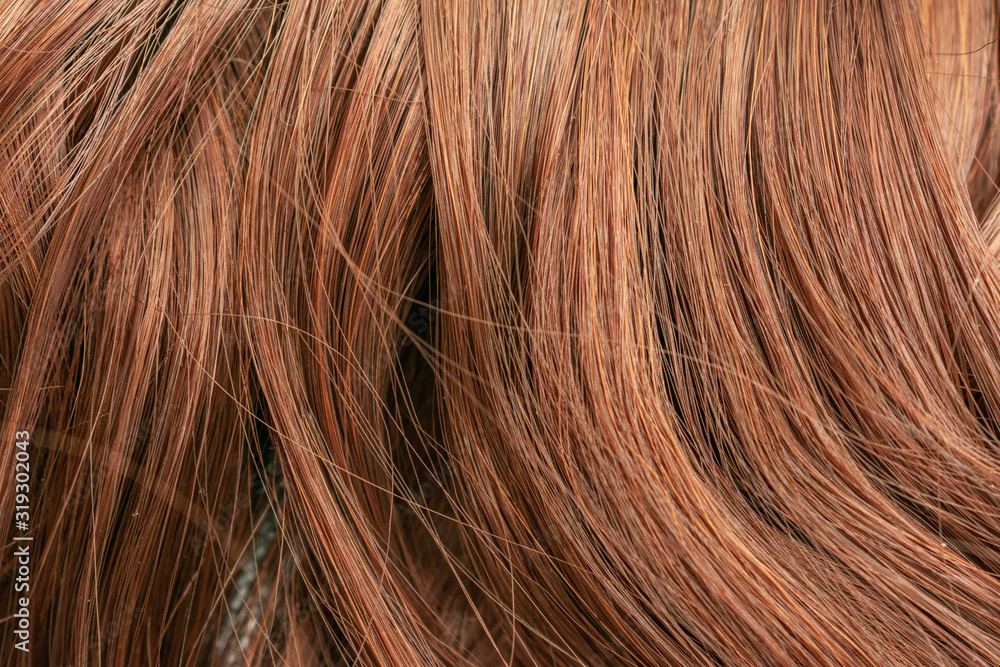 Beautiful wavy hair texture, brown hair Beautiful wavy hair texture, brown hair