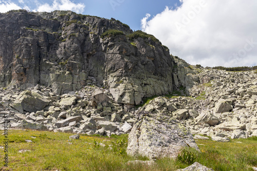 Landscape of Prekorech circus, Rila Mountain, Bulgaria photo