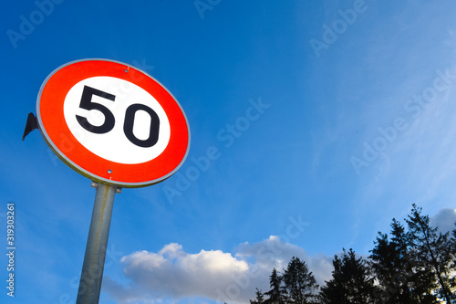 50 vitesse signalisation