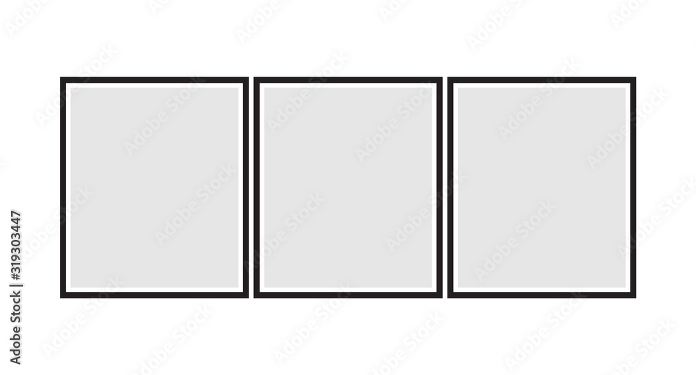 Vector frame for photos, pictures, photo collage, photo puzzle Vector frame for photos, pictures, photo collage, photo puzzle