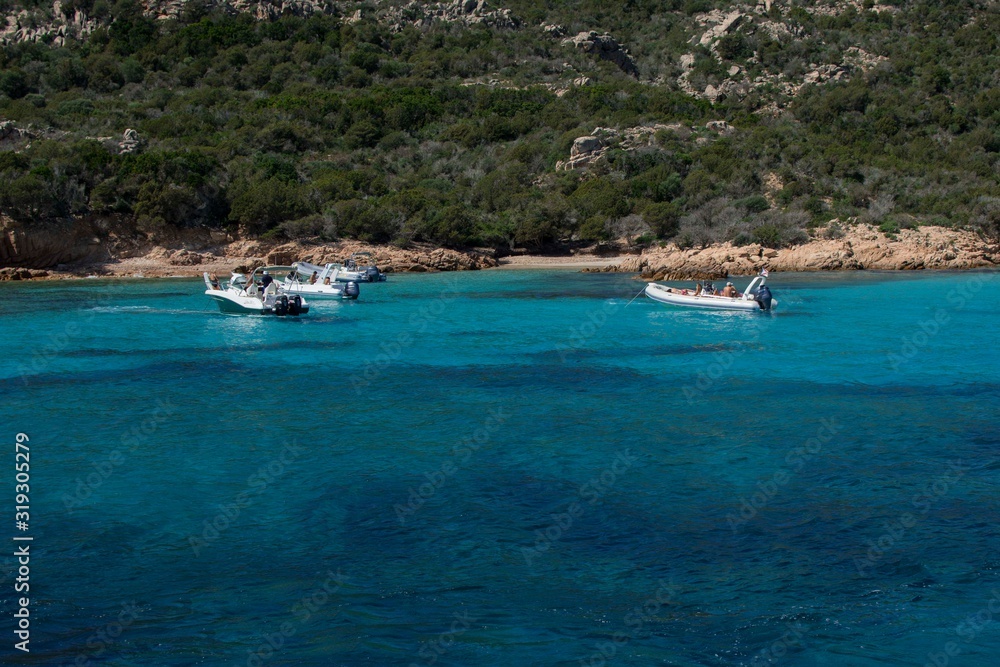 Obraz premium Widok na Archipelag Maddalena na Sardynii