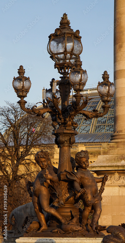 Fototapeta premium Pont Alexandre 3 Paris Anges