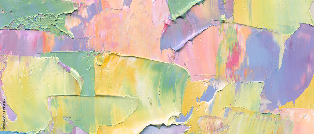 Pastel color abstract background.  Natural texture of oil paint. High quality details. Can be used for web design, wallpaper, pattern, art print, textured fonts, shapes etc. 