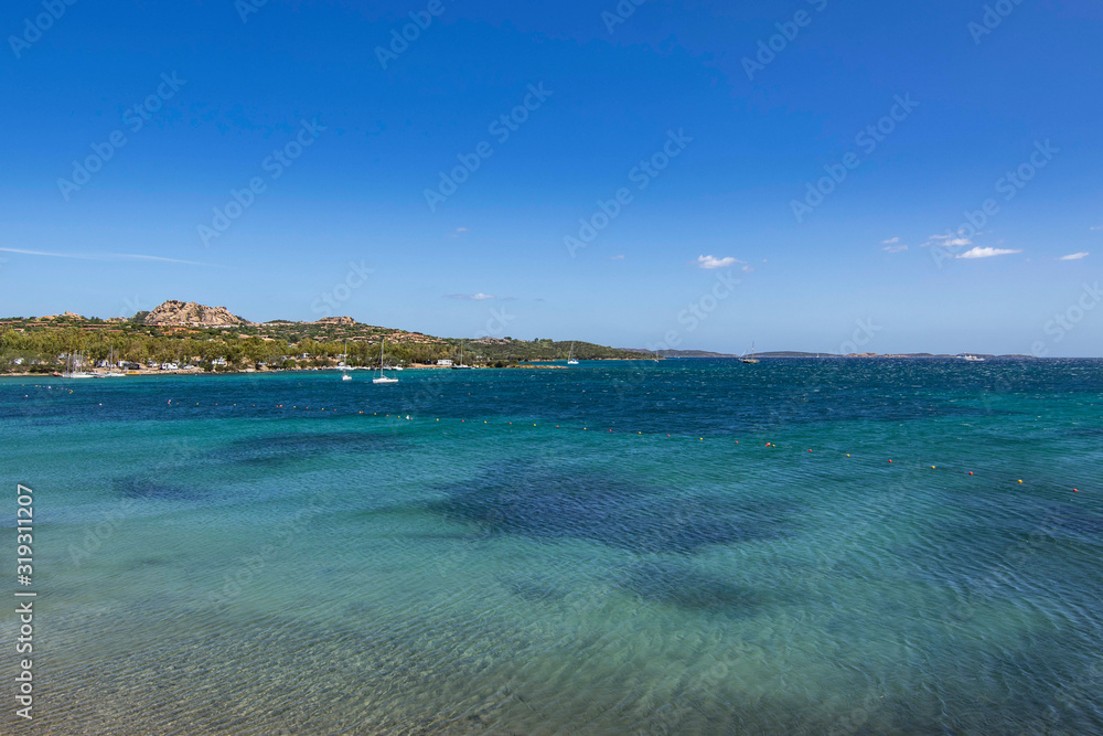 View of the Palau Gulf of Saline beach