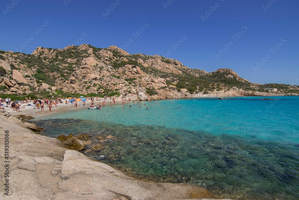 View of the Maddalena Archipelago in Sardinia View of the Maddalena Archipelago in Sardinia