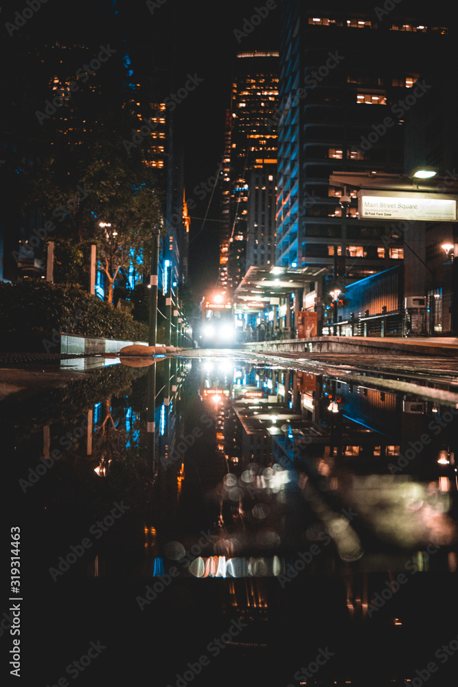 Night Streets in the City