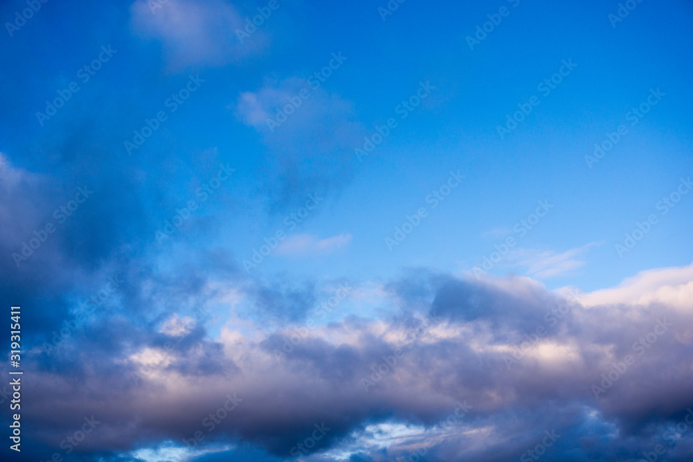 Obraz premium blue sky with clouds