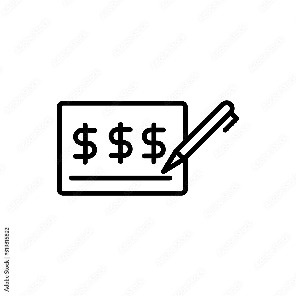 check money signature pen business cash line design check money signature pen business cash line design