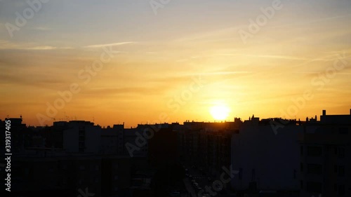 Sunrise time lapse