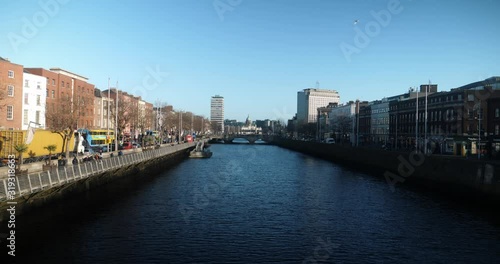 Wallpaper Mural Liffey River in Dublin Ireland Torontodigital.ca