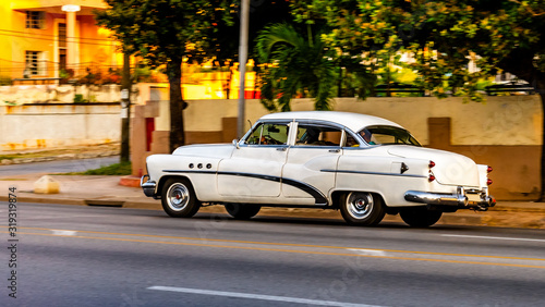 Havana, Cuba. American classic car on the streets of the capital.