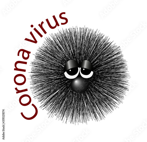 Cutre representation of Corona virus hype