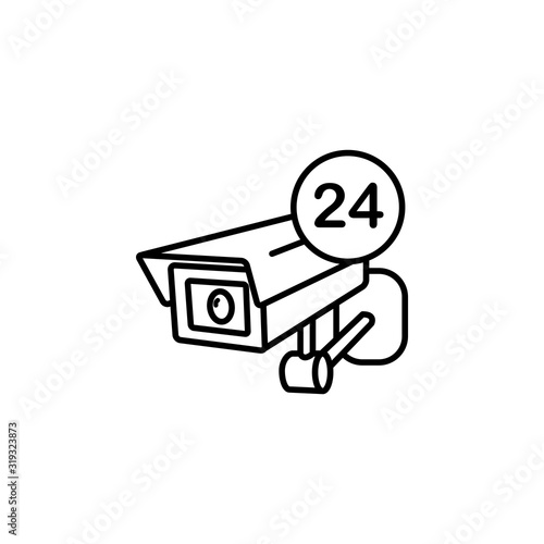 Vector, cctv icon