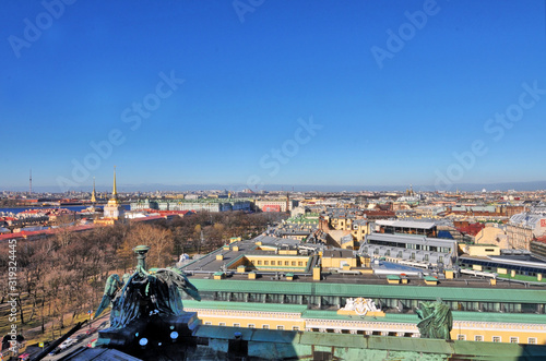 Panorama Sankt Petersburga w Rosji #319324445
