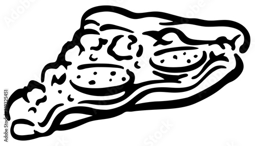 Pizza slice icon