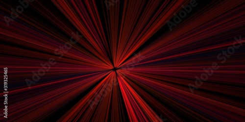 Red rays to all sides, abstract background for design. Suitable for wallpapers and posters, web, cards, etc.