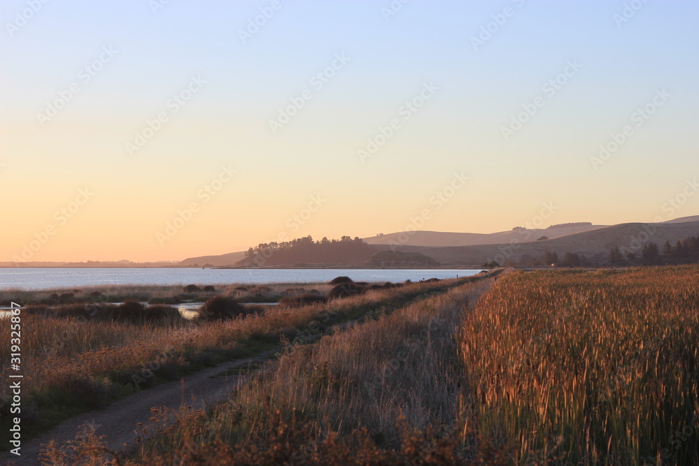 sunset on beach