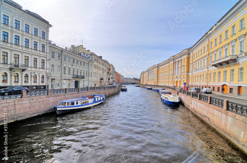 Panorama Sankt Petersburga w Rosji #319327438