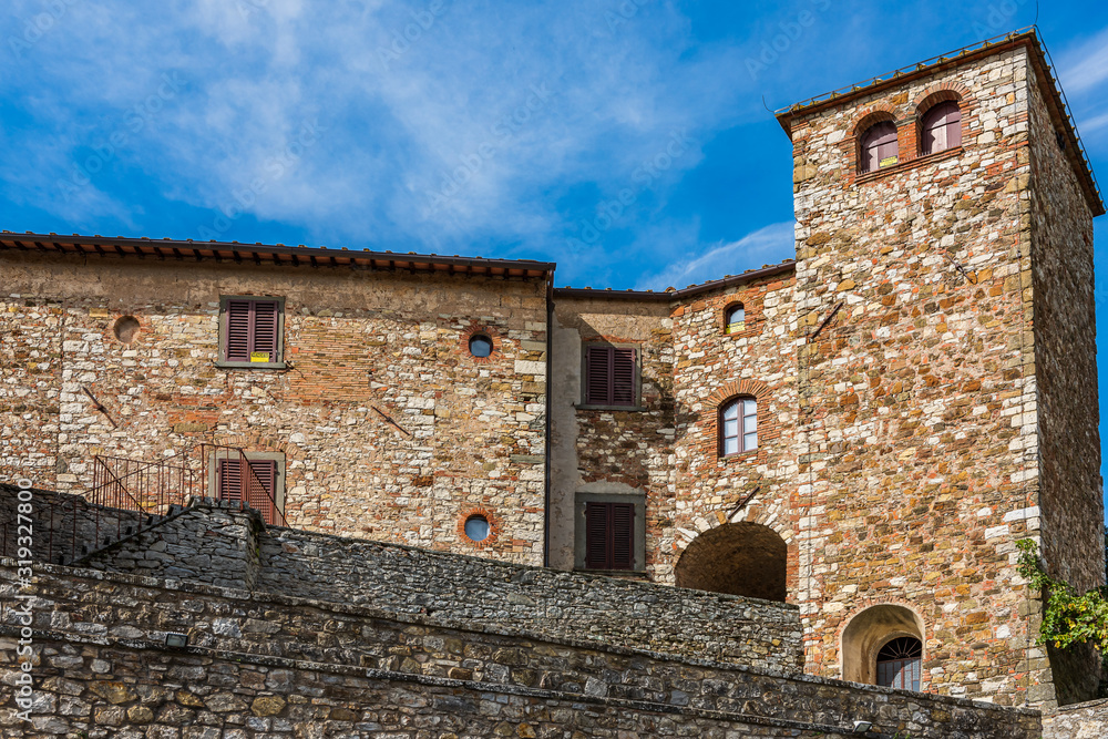 Stone palace in Radda in Chianti