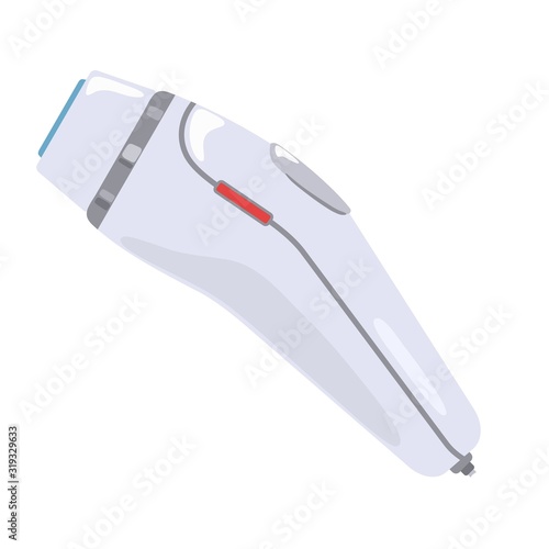 Safe, effective photoepilator, noninvasive or laser epilator. Painless body hair removal for women. Suitable for underarms, legs, bikini line, face. Vector illustration isolated on white background.