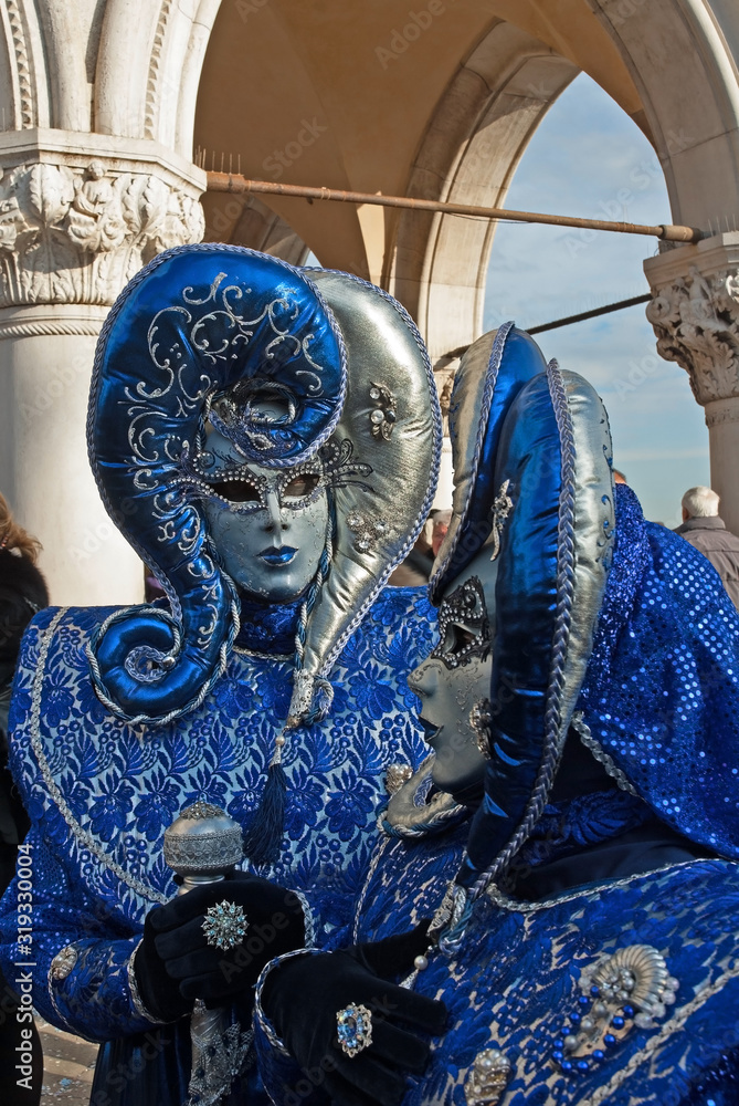 Obraz premium Italy, Venice colorful carnival masks.