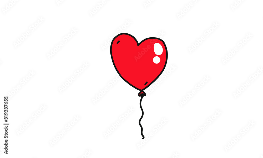 Heart ballon