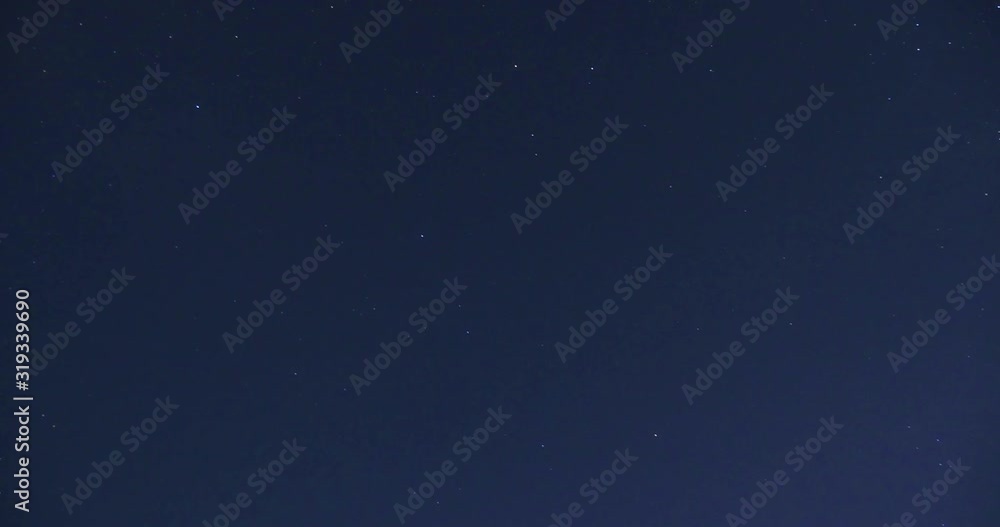 Time-lapse Stars On Night Sky 4K 24p Time-lapse Stars On Night Sky 4K 24p