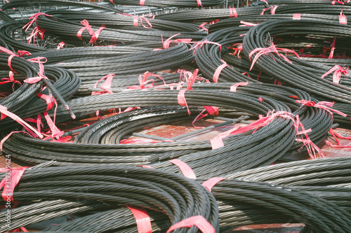 Steel wires stands for prestressed concrete ,PC Strand Seven - Wire Stress – Relieved Uncoated Strand Grade.