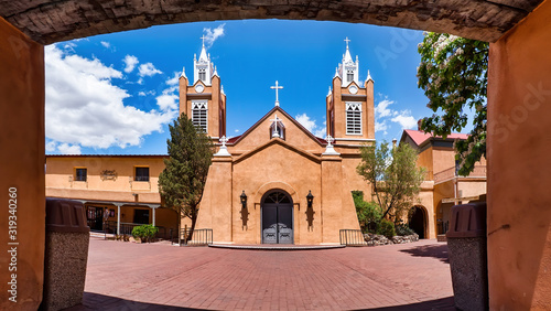 San Felipe de Neri Parish Church in the old town of Albuquerque photo