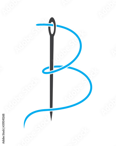  B Embroidery Logo